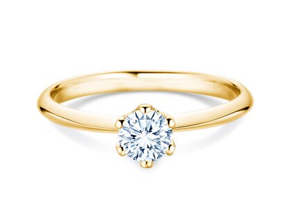 Verlobungsring The One in Gelbgold