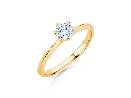 Verlobungsring The One in Gelbgold