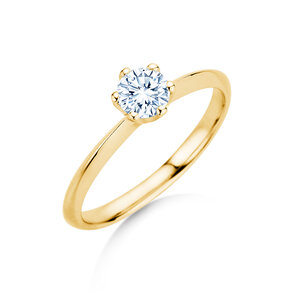 Verlobungsring The One in Gelbgold
