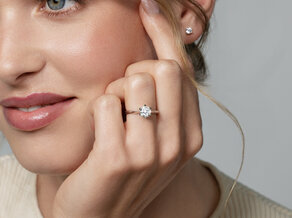 Verlobungsring The One in 9K Gelbgold mit Diamant 1,50ct G/SI
