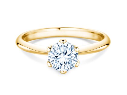 Verlobungsring The One in 9K Gelbgold mit Labordiamant 1,50ct E/VS