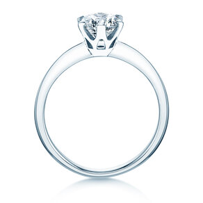 Verlobungsring The One in 9K Weißgold mit Labordiamant 1,00ct E/VS