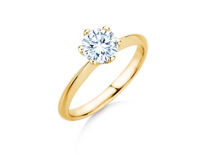 Verlobungsring The One in 9K Gelbgold mit Labordiamant 1,50ct E/VS