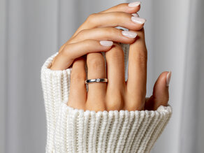 Verlobungsring Destiny in Silber 925/- mit Diamant 0,10ct H/SI
