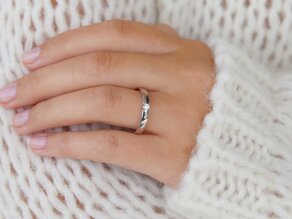 Verlobungsring Destiny in Silber 925/- mit Diamant 0,10ct H/SI