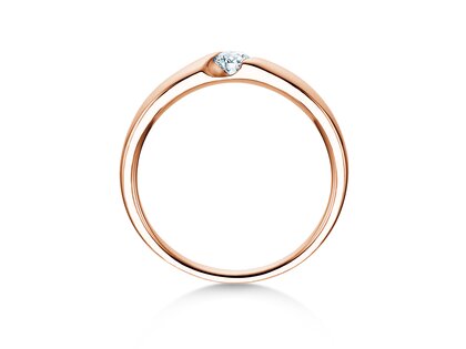 Verlobungsring Italic Petite in Roségold