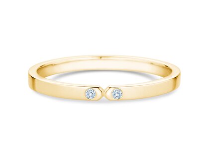Verlobungsring Serenity Diamond in 9K Gelbgold mit Diamanten 0,02ct G/SI