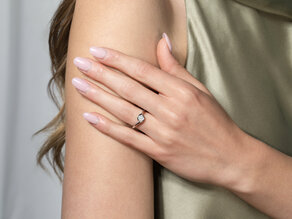 Verlobungsring Touch in 14K Gelbgold mit Diamant 0,50ct G/SI
