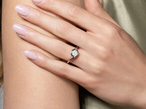 Verlobungsring Touch in 9K Weißgold mit Diamant 1,00ct G/SI