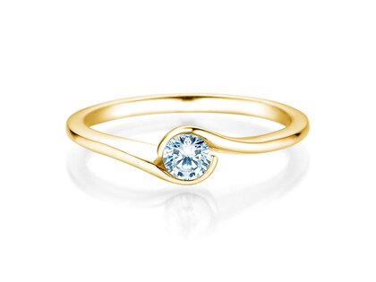 Verlobungsring Touch in Gelbgold