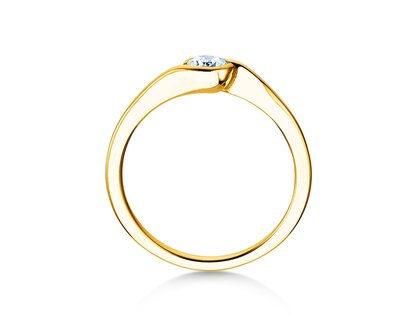 Verlobungsring Touch in Gelbgold