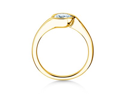 Verlobungsring Touch in 9K Gelbgold mit Diamant 0,75ct H/SI