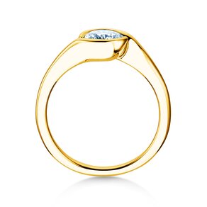 Verlobungsring Touch in 9K Gelbgold mit Diamant 0,75ct H/SI