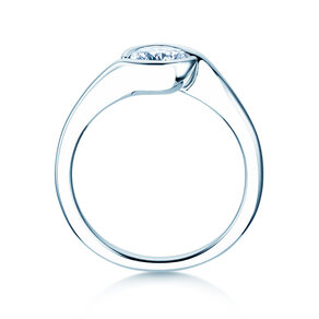 Verlobungsring Touch in 9K Weißgold mit Diamant 0,75ct G/SI