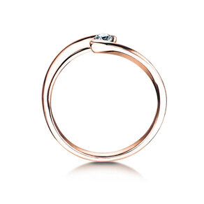 Verlobungsring Twist Petite in Roségold
