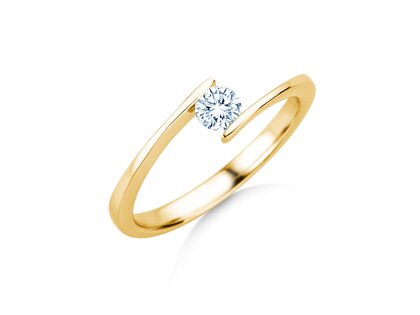 Verlobungsring Vibe  in Gelbgold