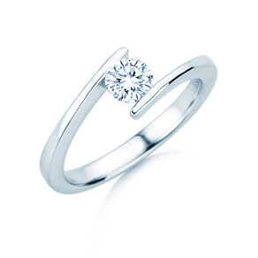 Verlobungsring Vibe  in Platin 950/- mit Diamant 0,50ct G/SI