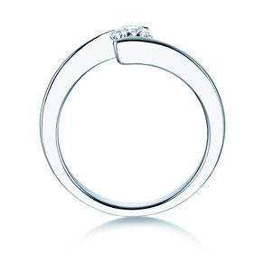 Verlobungsring Vibe  in Platin 950/- mit Diamant 0,50ct G/SI