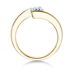 Verlobungsring Vibe  in 9K Gelbgold mit Diamant 0,75ct H/SI