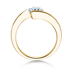 Verlobungsring Vibe  in 9K Gelbgold mit Diamant 1,00ct H/SI