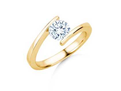 Verlobungsring Vibe  in 9K Gelbgold mit Diamant 1,00ct H/SI