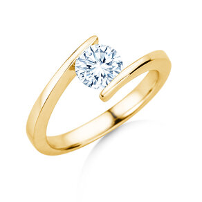 Verlobungsring Vibe  in 9K Gelbgold mit Diamant 1,00ct H/SI