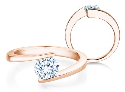 Verlobungsring Vibe  in Roségold