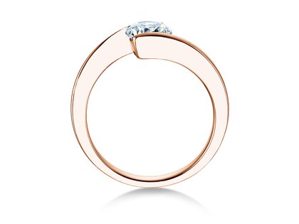 Verlobungsring Vibe  in 9K Roségold mit Diamant 1,00ct H/SI