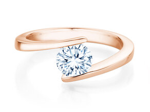 Verlobungsring Vibe  in 9K Roségold mit Diamant 1,00ct H/SI