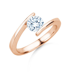 Verlobungsring Vibe  in 9K Roségold mit Diamant 1,00ct H/SI