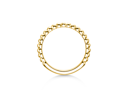 Verlobungsring Beads in 14K Gelbgold poliert