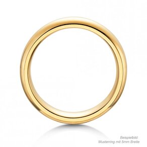 Herrenring Classic in 18K Gelbgold poliert