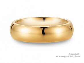 Herrenring Classic 5mm in 18K Gelbgold poliert