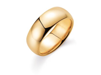 Herrenring Classic in 18K Gelbgold poliert