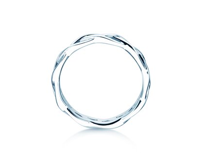 Verlobungsring Curve in Silber 925/- poliert