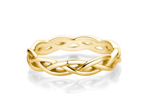 Verlobungsring Curve in 14K Gelbgold poliert