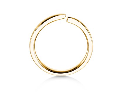 Verlobungsring Flow in 14K Gelbgold poliert