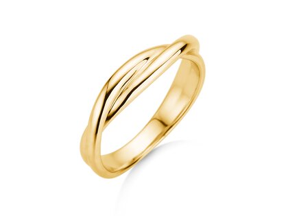 Verlobungsring Forever Us in 14K Gelbgold poliert