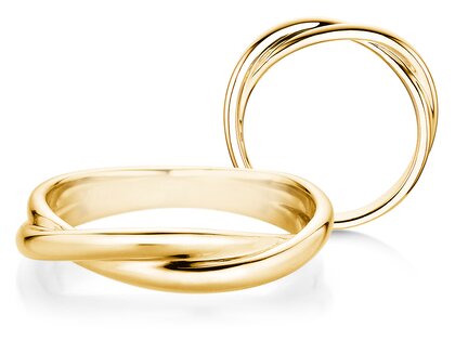Verlobungsring Forever Us in 14K Gelbgold poliert