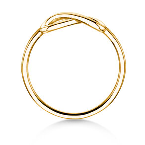 Verlobungsring Infinity Air in 14K Gelbgold poliert