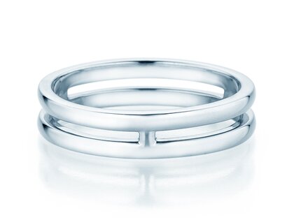 Verlobungsring Link in Silber 925/- poliert