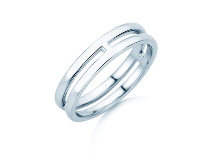 Verlobungsring Link in Silber 925/- poliert