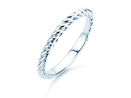 Verlobungsring Loop in Silber 925/- poliert
