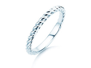Verlobungsring Loop in Silber 925/- poliert