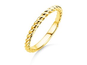 Verlobungsring Loop in 14K Gelbgold poliert
