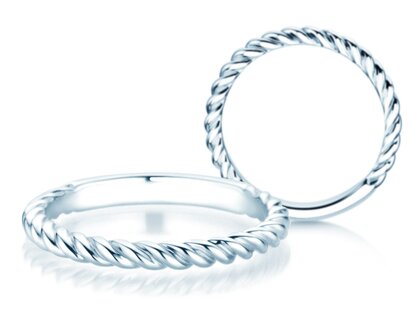 Verlobungsring Loop in Silber 925/- poliert