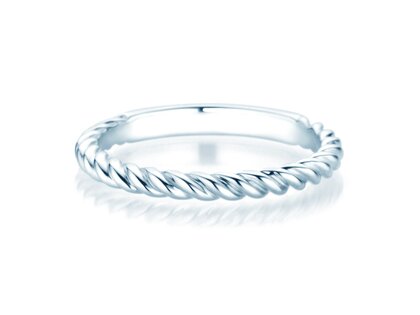 Verlobungsring Loop in Silber 925/- poliert