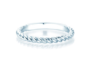 Verlobungsring Loop in Silber 925/- poliert