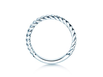 Verlobungsring Loop in Silber 925/- poliert