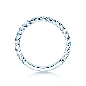 Verlobungsring Loop in Silber 925/- poliert